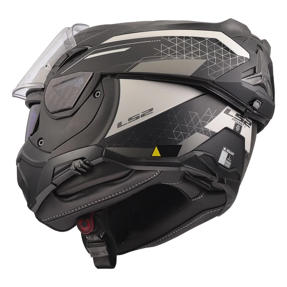 LS2 ADVANT 2 ASTRAL MAT GRİ-SİYAH KASK - 8