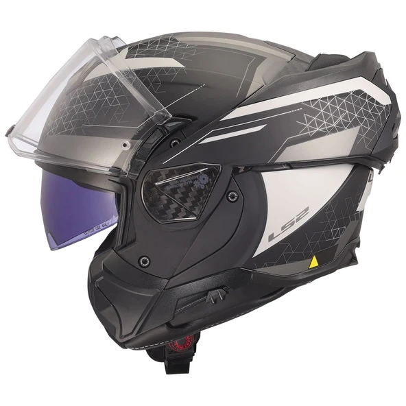 LS2 ADVANT 2 ASTRAL MAT GRİ-SİYAH KASK - 9