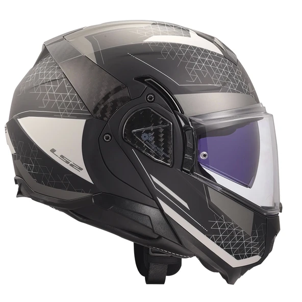 LS2 ADVANT 2 ASTRAL MAT GRİ-SİYAH KASK - 4