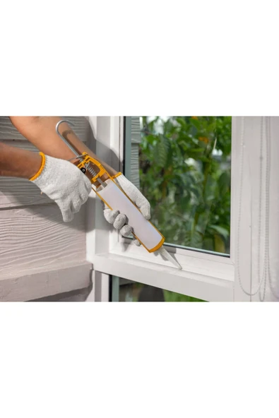 Soudal Silikon Tabancası + 2 Ad Beyaz Silikon Mastik - 2