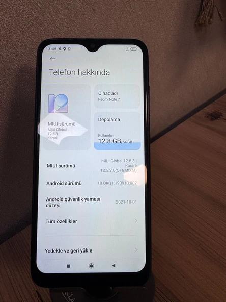 XİAOMİ REDMİ NOTE 7 64GB SİYAH ADINIZA FATURALI 1 YIL GARANTİLİ - 2