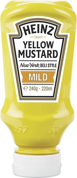 Heinz Yellow Hardal 230 gr 4 Adet