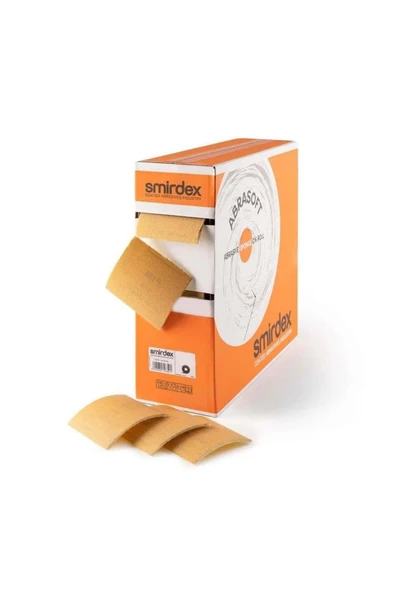 Smirdex Abrasoft Sünger Rulo Zımpara Kağıt Zımpara El Zımparası 115 mm (320 Kum) 2 Metre (1 Adet)