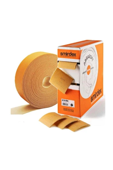 Smirdex Abrasoft Sünger Rulo Zımpara Kağıt Zımpara El Zımparası 115 mm (220 Kum) 25 cm (2 Adet) - 2
