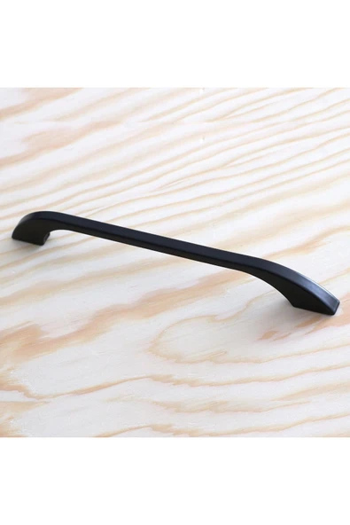 Sucuoğlu Beren Kulp Siyah 192-224 mm Metal Mobilya Mutfak Çekmece Dolabı Dolap Kulpları Kapak Kulbu (5 Adet) - 4