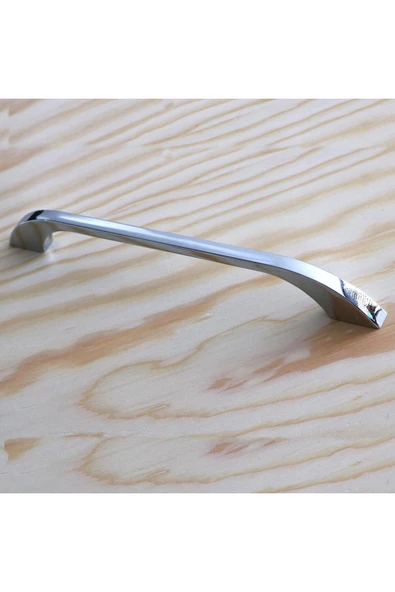 Sucuoğlu Beren Kulp Krom 192-224 mm Metal Mobilya Mutfak Çekmece Dolabı Dolap Kulpları Kapak Kulbu (3 Adet) - 6