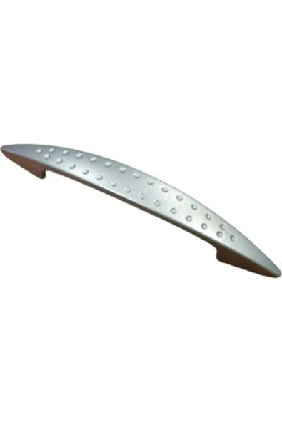 Sucuoğlu Merve Noktalı Çekmece Dolap Kapak Kulpu Kulbu 96 Mm Parlak Metal Kulp (5 Adet)