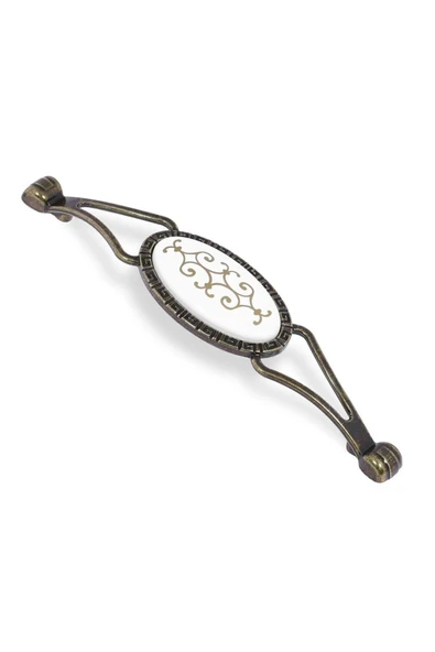 Sucuoğlu Seçil (128 MM - 12.8 CM) Metal Antik Sarı Mobilya Mutfak Çekmece Dolap Dolabı Kulpu Kulbu Kulpları - 2