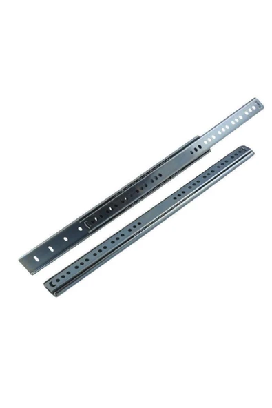 YENİLER En 45 mm Frenli Teleskopik Bilyalı Çekmece Rayı 50 cm (5 takım) - 3