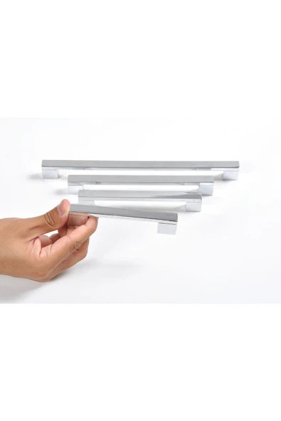 Sucuoğlu 160 mm Krom Metal Mutfak Mobilya Çekmece Mutfak Dolap Dolabı Kulp Kapak Kulbu (4 Adet) - 6