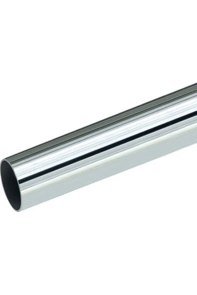 Sucuoğlu Yuvarlak 115 Cm Dolap Içi Askı Borusu 2 Adet Flanş Vidaları(İstenilen Ölçüye göre Kesim) - 6