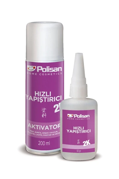 Polisan 2K HIZLI YAPIŞTIRICI 200ML/50GR