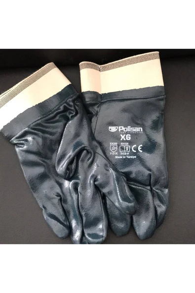 Polisan X6 Petrolcü İş Eldiven No:10 (7 Adet) - XL