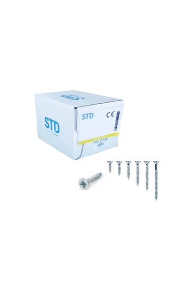 Std 4 X 60 Sunta Vidası Beyaz (100 ADET)