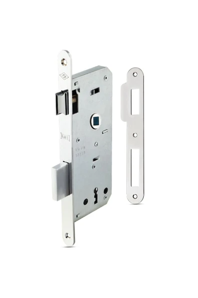 KALE Wc Kilidi 169 R 40 Mm Oval Nikel - 5