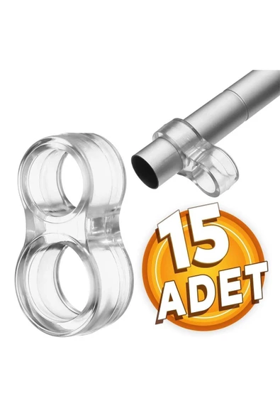 Sucuoğlu Şeffaf Silikon Plastik Kapı Kolu Tutucu Tutacağı Durdurucu Pencere Tamponu Stoperi (15 ADET)