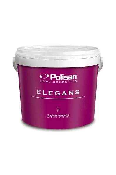 Polisan Elegans Soft Mat Silinebilir Iç Cephe Boyası-sınırsız Renk 7.5 Lt