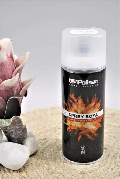 Polisan Parlak Beyaz Sprey Boya 400 ml (5 Adet ) - 3