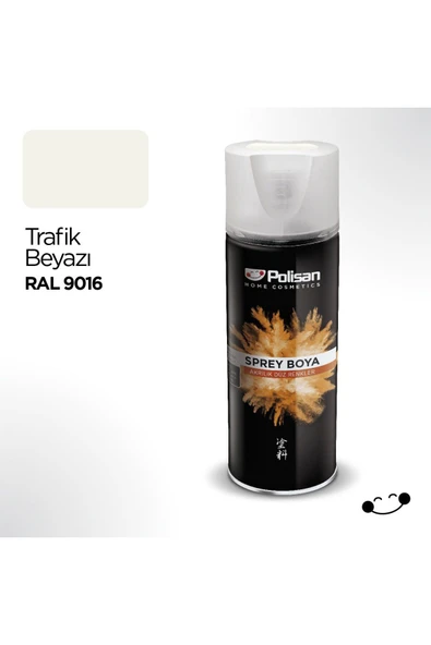 Polisan Trafik Beyaz Sprey Boya 400 ml (3 Adet )