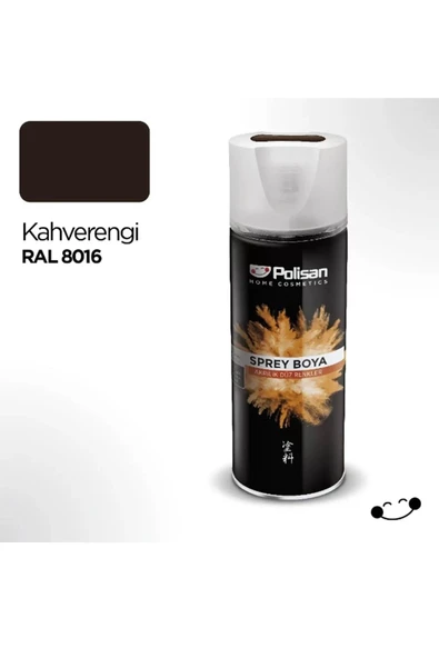 Polisan Kahverengi Sprey Boya 400 ml (5 Adet )