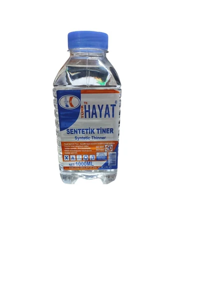 Hayat Sentetik Tiner 1000 ml