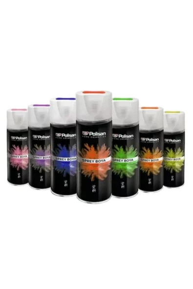 Polisan Kırmızı Sprey Boya 400 ml (6 Adet ) - 3