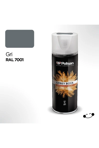 Polisan Gri Sprey Boya 400 ml (4 Adet )