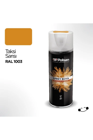 Polisan Taksi Sarısı Sprey Boya 400 ml (3 Adet )