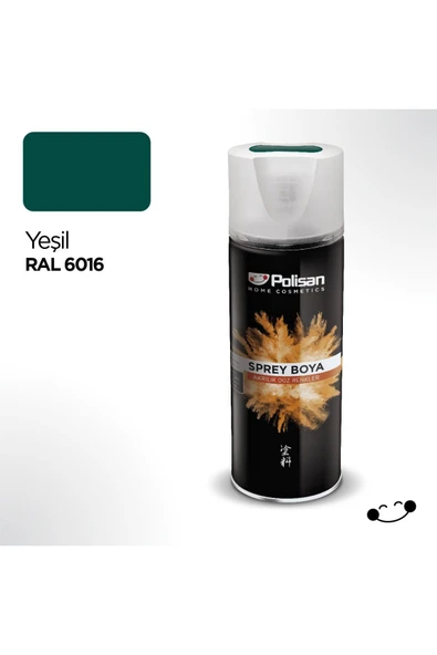 Polisan Yeşil Sprey Boya 400 ml (4 Adet )