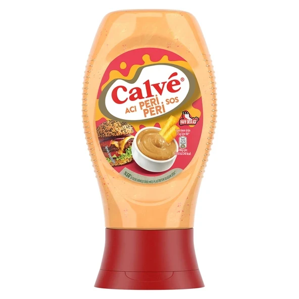 Calve Sos Acı Peri Peri Hafif Orta Acı 245 gr 4 Adet