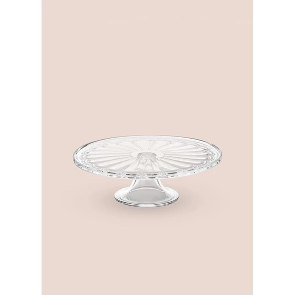 The Mia Ayaklı Pasta Kek Sunum Tabağı 30x9 Cm CAM0494