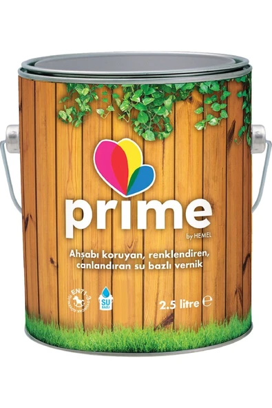 Hemel Prime Su Bazlı Ahşap Vernik - - Ceviz