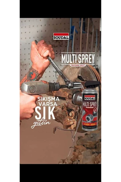 Soudal Pas Sökücü Ve Yağlayıcı Multi Sprey 400 ml (2 adet) - 6