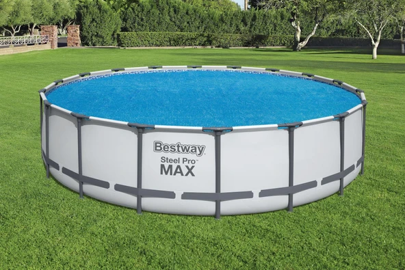 Bestway® 58173 Güneş Isıtmalı Havuz Örtüsü - 5,49 m çaplı yerüstü havuzlar için - 2
