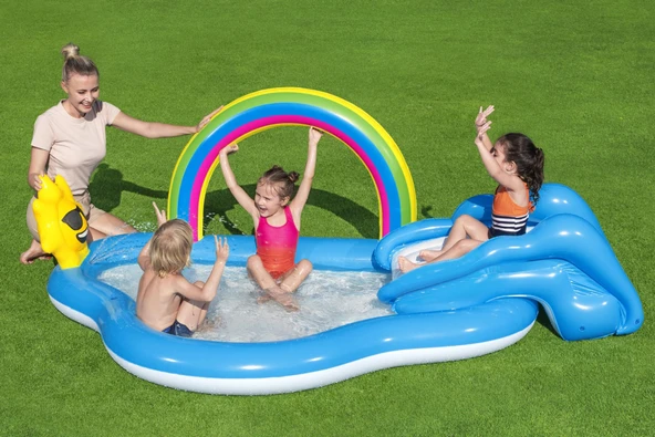 Bestway® 53092 Rainbow ‘n Shine™ Gökkuşağı Su Oyun Parkı - 3