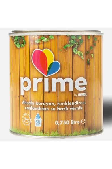 Prime Su Bazlı Renkli Ahşap Vernik - 0,75 - BURMA