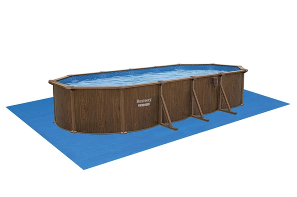Bestway® 561CW Hydrium™ Çelik Duvarlı Oval Yerüstü Havuz Seti 7,32 m x 3,66 m x 1,32 m - 4