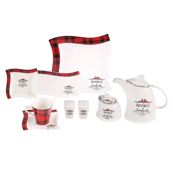 Karaca Happines is Homemade 6 Kişilik 34 Parça Porselen Kahvaltı Takımı ürün görseli