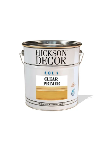 Hickson Decor Aqua Clear Primer Şeffaf Ahşap Astar - 2,5 Lt