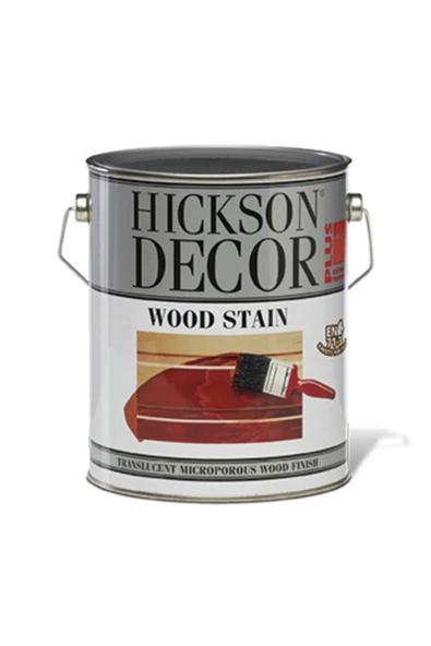 Hemel Hickson Decor Ultra Wood Stain -Solvent Bazlı Renkli Ahşap Vernik - 5 Litre - Afrormosia