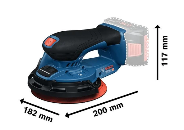 Bosch GEX 18V-150-3 Eksantrik Zımpara Makinesi - 2