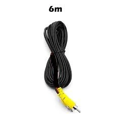 1 RCA 6 Metrelik Siyah Renk Sarı Uçlu Erkek Aux Audio Kablo