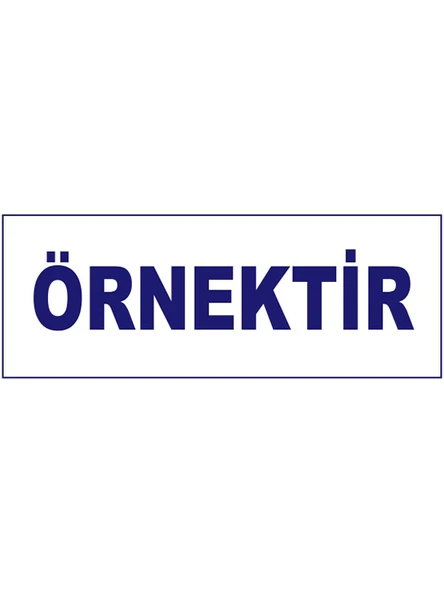 Örnektir Kaşesi, 912 (51mmx19 mm) Mavi Keçeli Kırmızı Otomatik Kaşe - 2