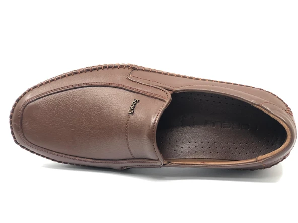 Forelli Manyas Hakiki Deri Ortopedik Comfort Erkek Casual Ayakkabı - Resim 6