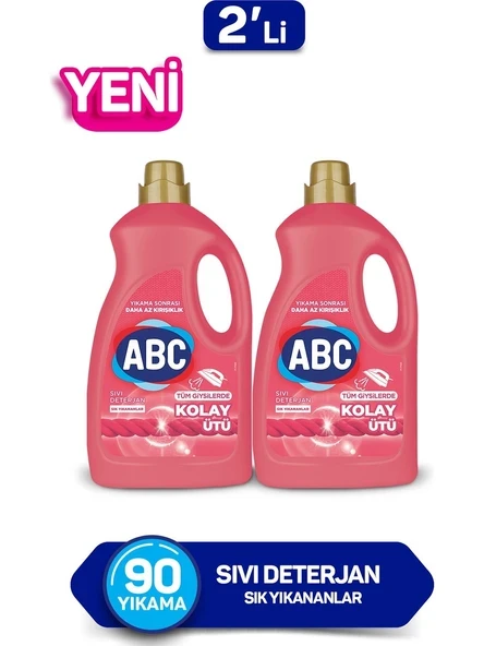 ABC Sıvı Deterjan Kolay Ütü Özel Seri 2 Li Set