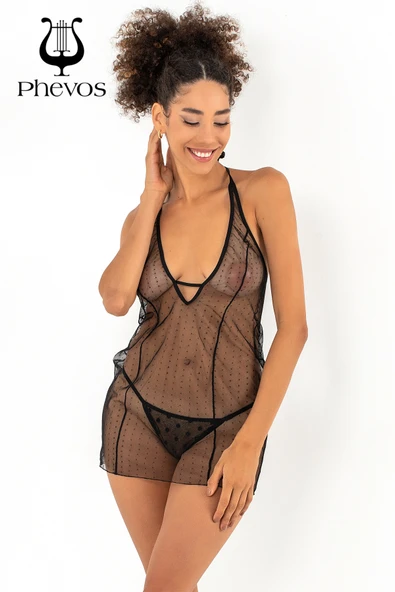 Miorre Göğüs Dekolteli Gecelik-3795 - 10