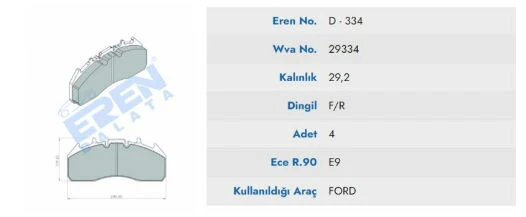 DISK FREN BALATAS FORD CARGO 29334