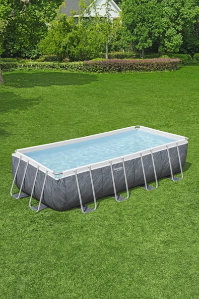 Bestway® 56998 Power Steel™ Prefabrik Yerüstü Havuz 5,49 m x 2,74 m x 1,22 m - 8