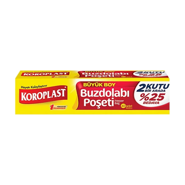 KOROPLAST BÜYÜK BOY BUZDOLABI POŞETİ 30x45 ürün görseli 1
