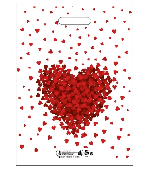 33x45 Çok Renkli Takviyeli Poşet(1000 Adet) ürün görseli 1